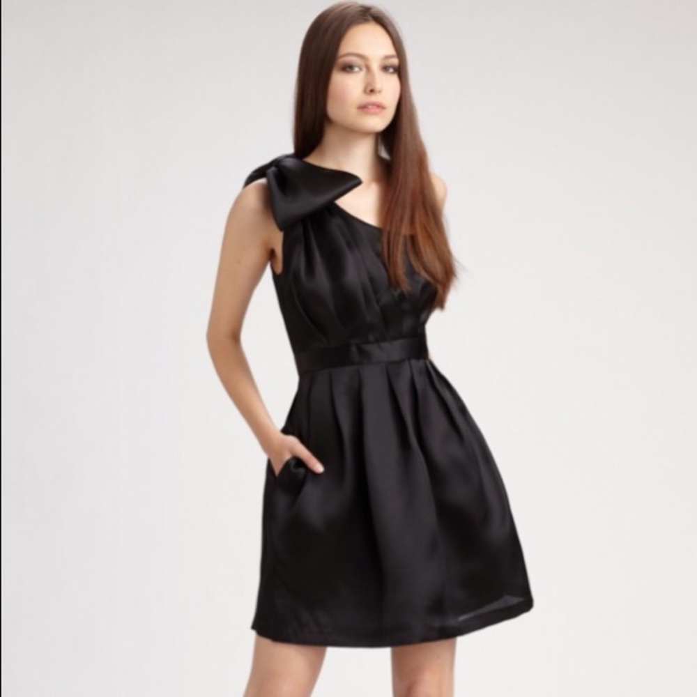 Kara Janx Black silk dress